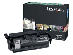Cartouche toner Lexmark T654X31E Noir