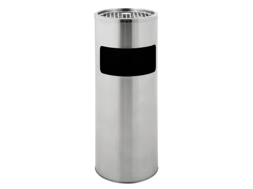 Ronde as-papierbak 12.5 Liter mat RVS