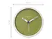 Wekker Nextime Small 9 cm groen