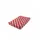 Keukendoek Handdoek geblokt 60x60cm rood/wit 6 stuks