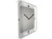 Wandklok NeXtime Square Wall 40x40x4cm wit cijfers