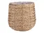 Plantenmand Mica Avalon zeegras rond lichtbruin 26x26cm