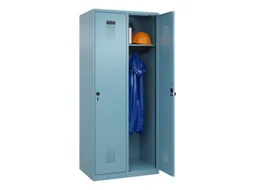 locker,HxBxD 1850x800x500mm,2vak,vak B 400mm,draaigrendel