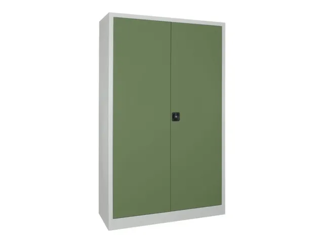 grootvolumekast met openslaande deuren,RAL7035,front RAL6011