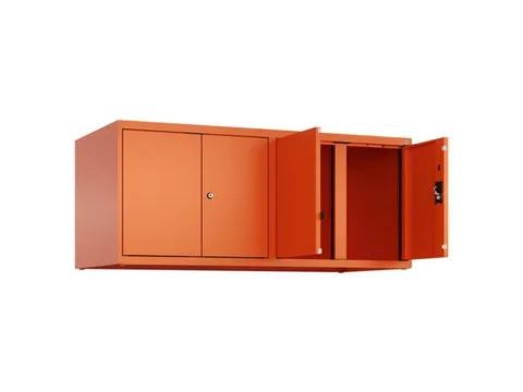 opzetkast,v. locker voor scheiding van kleding,4vak.,vak B 300mm