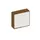 schuifdeurkast,HxBxD 1150x1200x430mm,decor romp noten,decor front wit