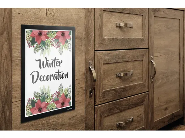 OUTLET Duraframe Zelfklevend Kader Wallpaper A3 Zwart