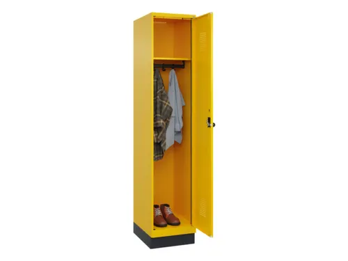locker,HxBxD 1950x400x500mm,1vak,vak B 400mm,draaigrendel,sokkel