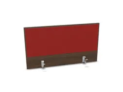 opzetpaneel bureau aanbouw achter NV bruin hickory BN4011-rood 1000mm