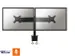 Monitorarm FPMA-D700D 2 Schermen 19-30 Inch met Klem Zwart