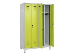 locker voor scheiding van kleding,HxBxD 1950x1200x500mm,4vak