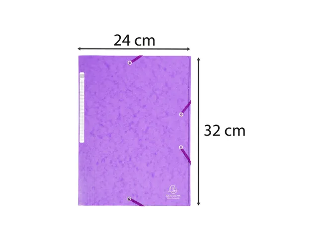 Elastomap Maxi capacity glanskarton 425gm² A4 Paars
