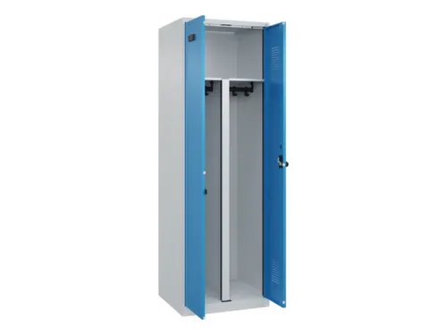 PBM-locker,HxBxD 1850x600x500mm,2vak,vak B 300mm,draaigrendel