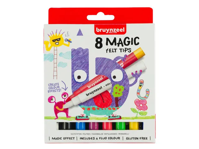 Feutre Bruynzeel Kids Magic set 8 couleurs