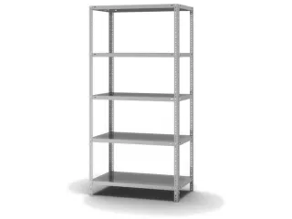 magazijnstelling,grondveld,HxBxD 2000x1000x500mm,vaklast 350kg - 1