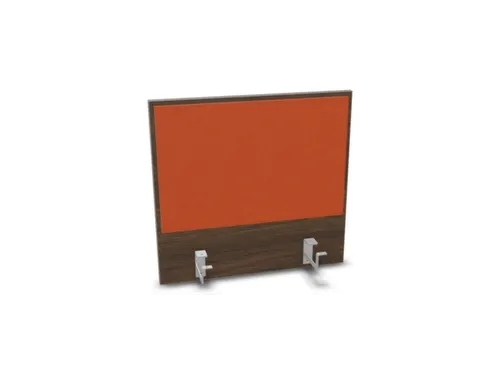 opzetpaneel bureau aanbouw achter NV bruin hickory BN3012-oranje 600mm