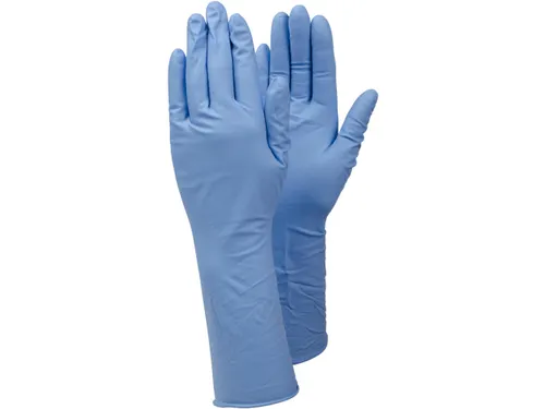Tegera 846 nitril wegwerphandschoenen blauw maat 10, per 50 stuks