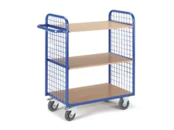 etagewagen,draagverm. 150kg,3etage(s),laadvl. LxB 800x500mm,houtetage