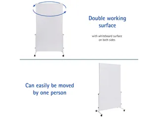 Mobiel Whiteboard MAULsolid Easy2move 100x180cm - 4