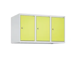 opzetkast,v. locker,3vak.,vak B 300mm,HxBxD 500x900x500mm,vleugeldeur