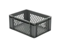 Euronorm-Stapelbak 15l H X L X B 175x400x300mm Grijs