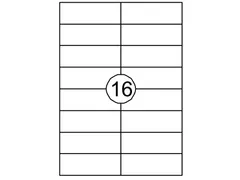 Etiket Quantore 105x37mm Wit 1600st