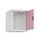 opzetkast,v. locker,1vak.,vak B 400mm,HxBxD 500x400x500mm,cilinderslot