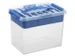 Q-line opbergbox 9L met bakje transparant blauw - 30x20x22,3cm