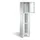 lockerkast 1850x420x500mm 1x3 vakken Cilinderslot Poten, RAL7035
