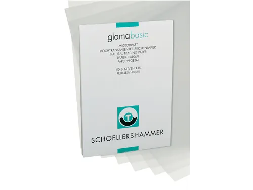 Ontwerpblok Schoellershammer A3 60-65gr transparant 50vel