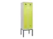locker voor scheiding van kleding,HxBxD 2120x600x500mm,2vak