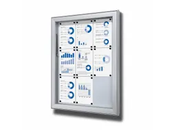 Vergrendelbaar Notitiebord Outdoor Extra Diep 12xA4