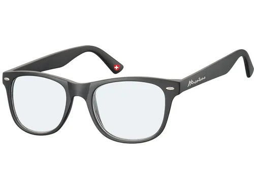Leesbril Montana +3.00 dpt blue light filter zwart