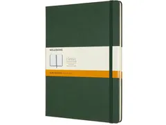 Notitieboek Moleskine XL 190x250mm lijn hard cover myrtle green