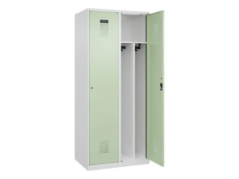 locker voor scheiding van kleding,HxBxD 1850x800x500mm,2vak