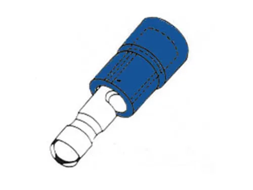 Kabelschoen "Male Bullet" Blauw