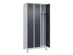 locker voor scheiding van kleding,HxBxD 1950x900x500mm,3vak