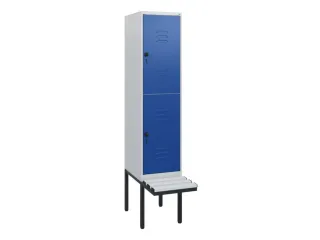 Dubbeldekse dekenkist,HxBxD 1950x400x815mm,1x2vak.,vak B 400mm - 1