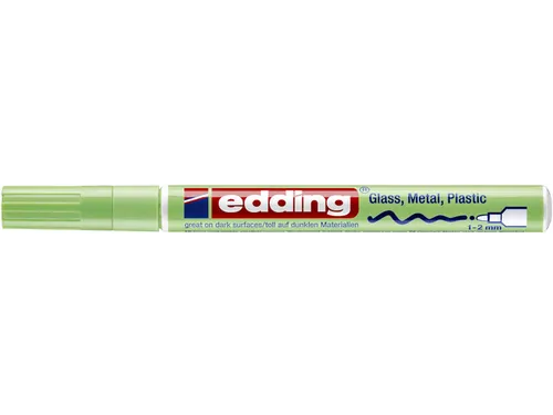 Viltstift Edding 751 lakmarker rond pastel groen 1-2mm