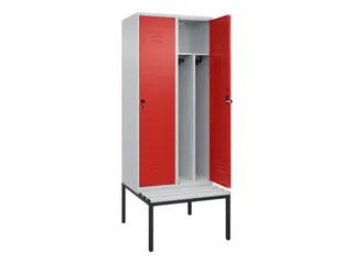 locker voor scheiding van kleding,HxBxD 2120x800x815mm,2vak - 2
