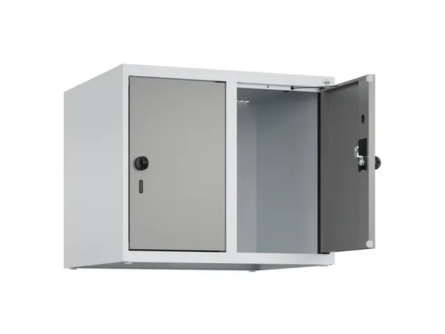 opzetkast,v. locker,2vak.,vak B 300mm,HxBxD 500x600x500mm,draaigrendel