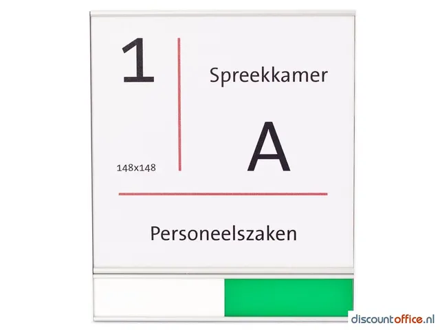 Deurbord 148x180mm Niet Storen Tekststrook
