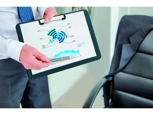 Klembord MAUL A4 dwars PS zwart