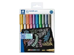 Gelpen Staedtler 8323 metallic etui à 10 kleuren