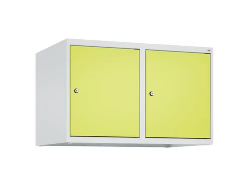 opzetkast,v. locker,2vak.,vak B 400mm,HxBxD 500x800x500mm,vleugeldeur