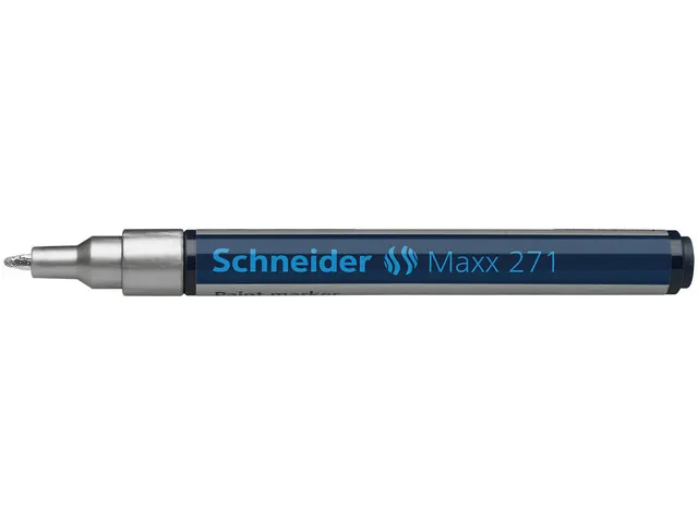 Lakmarker Schneider Maxx 271 1-2mm Zilver