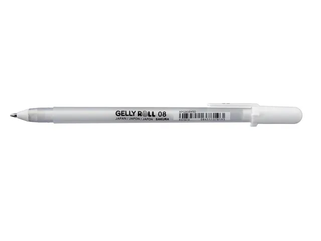 Gelschrijver Sakura Gelly Roll Classic 08 wit