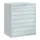 ladekast 1200x1023x600mm 8laden cilinderslot RAL7035 front RAL7035