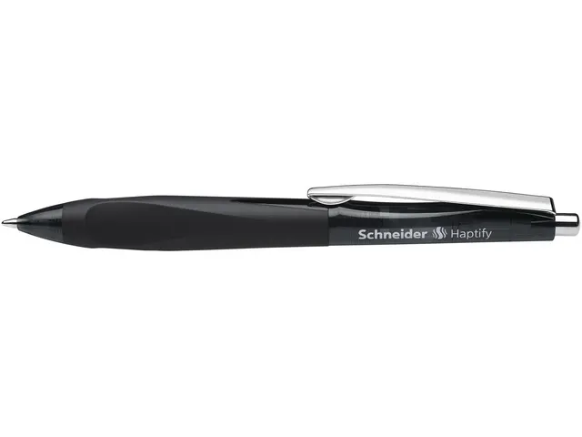 Stylo à bille Schneider Haptify noir encre noire