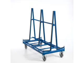 Platenwagen 1200kg Bxd 1600x800mm Dubbelzijdig Ral5010 - 10